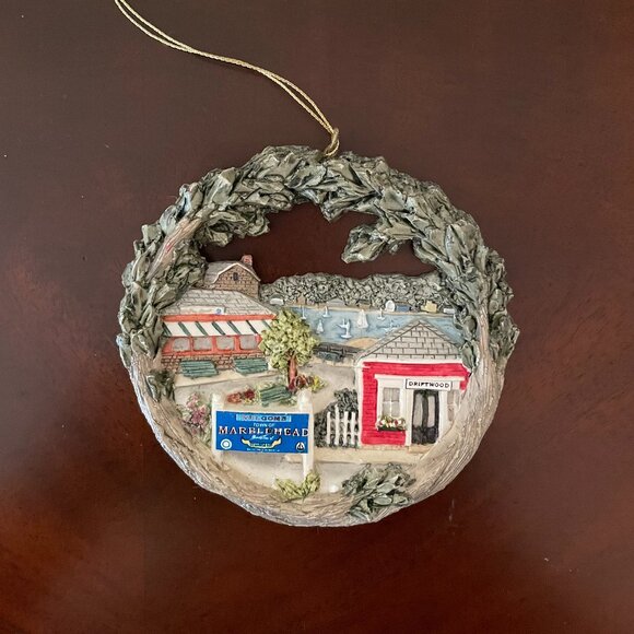 Vintage Hestia Ceramic Christmas Ornament - Picture 1 of 9